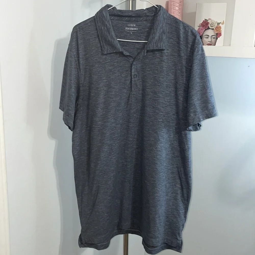J. Crew Gray Polo Shirt Size L